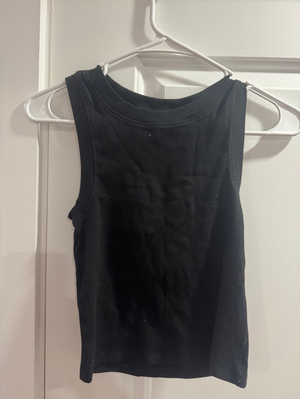 Forever 21 Black Ribbed Tank Top